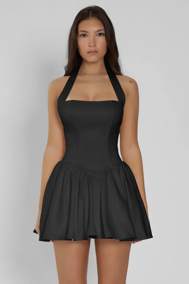 Calista Mini Dress - Black