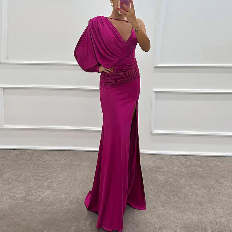 Iliana - One-Shoulder Gown