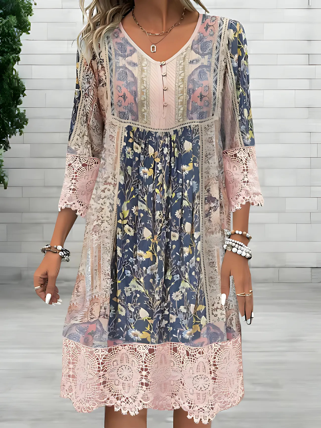 Tamara - Luxury Bohemian Flowing Dress (Almost sold out)