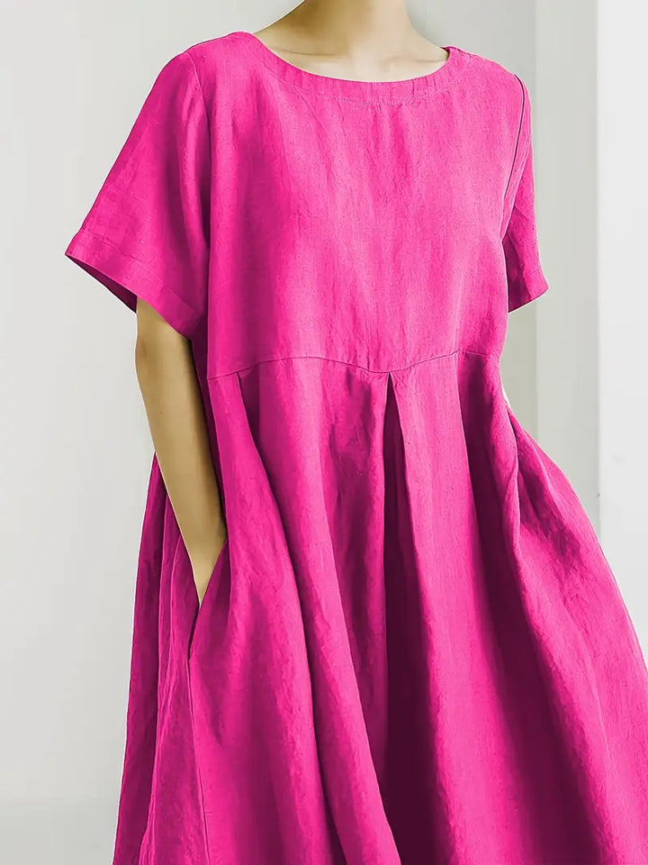 Nadia - Relaxed Linen Maxi Dress