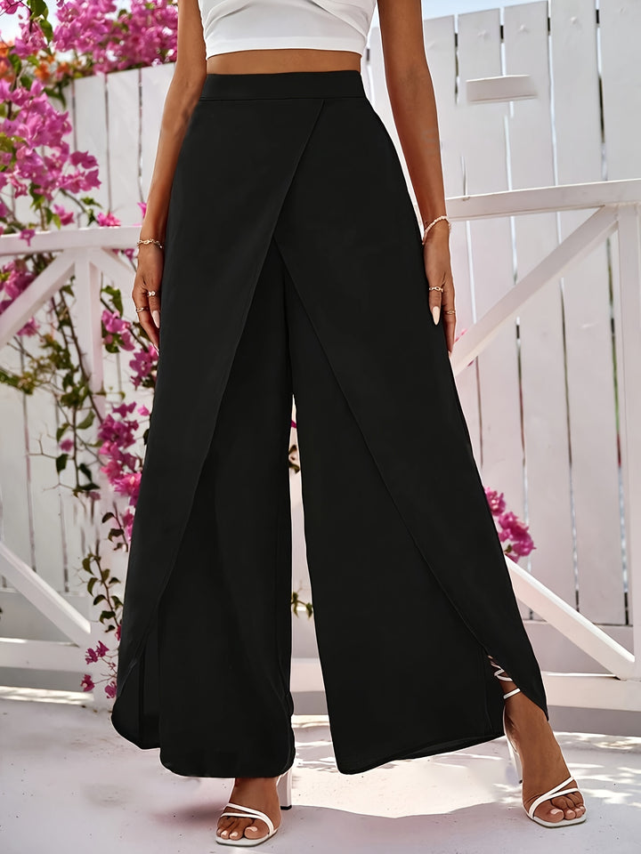 Luna – Wrap Wide-Leg Pants