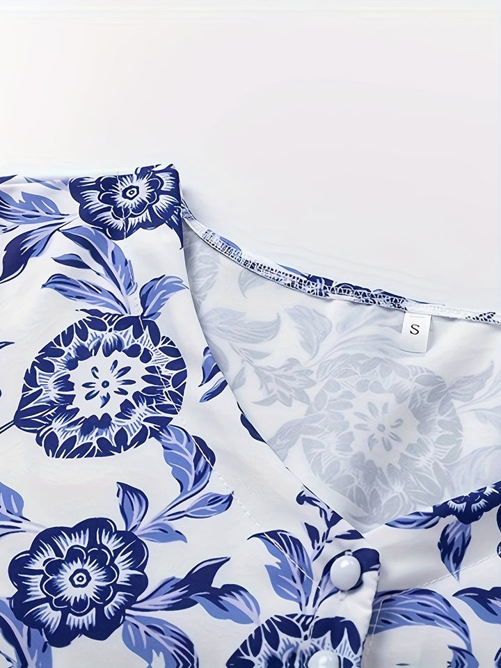 Luna – Elegant Floral Dress