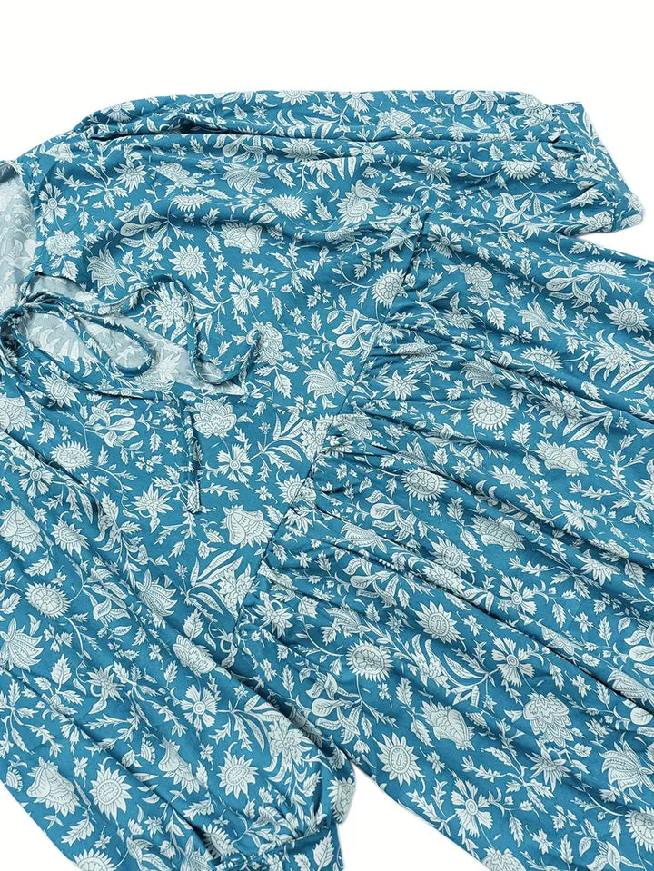 Valeria - Floral Ruched Dress