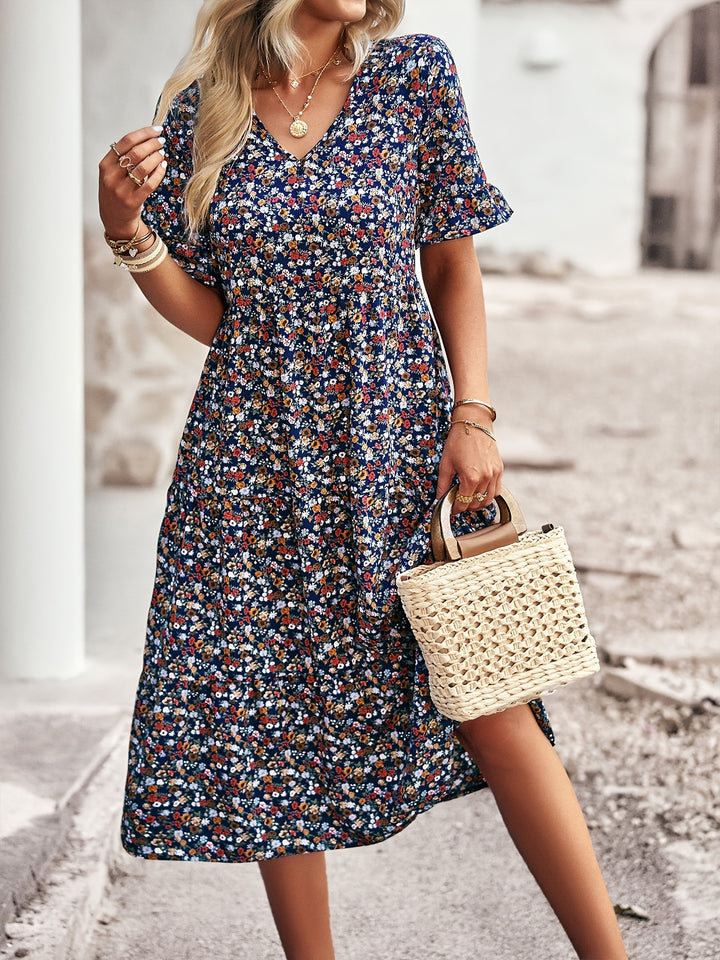 Ariana – Bohemian Floral Dress