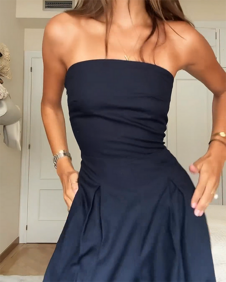 Celeste - Elegant Shoulderless Jumpsuit