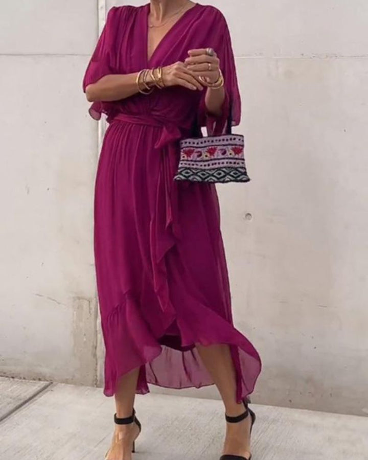 Cristi – Flowy Crossed Dress