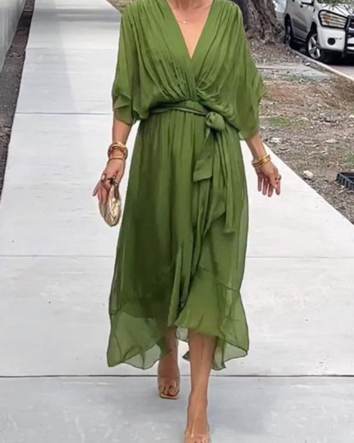 Cristi – Flowy Crossed Dress