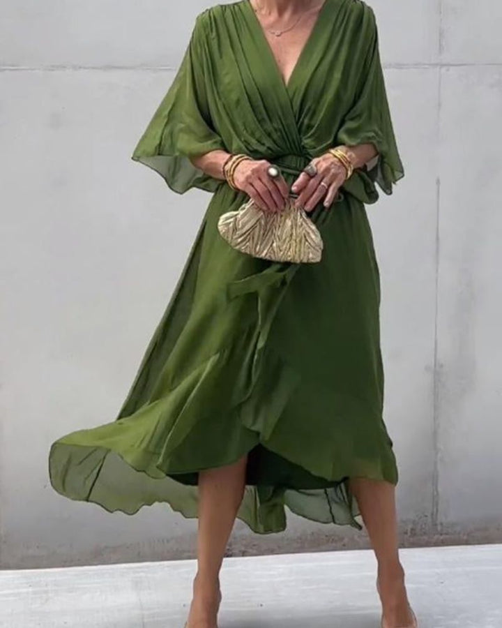 Cristi – Flowy Crossed Dress