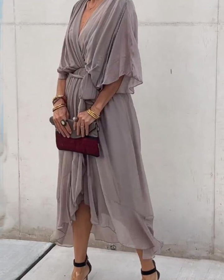 Cristi – Flowy Crossed Dress