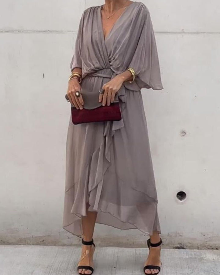 Cristi – Flowy Crossed Dress