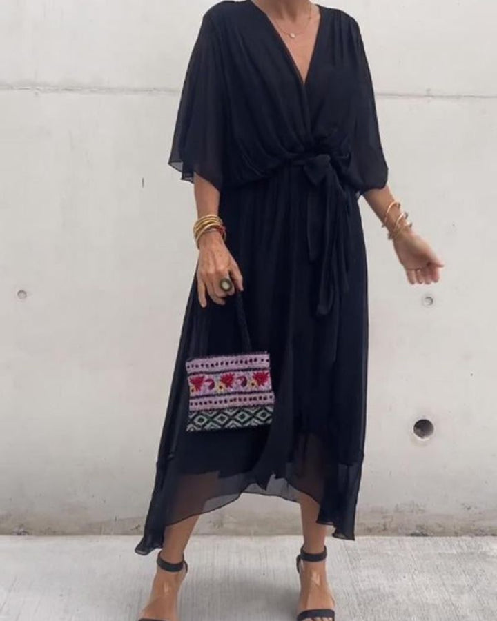 Cristi – Flowy Crossed Dress
