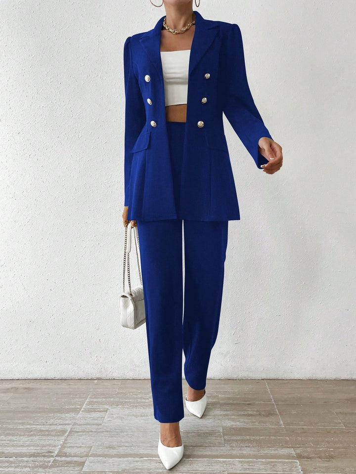 Kam - Long Sleeve Suit Ensemble