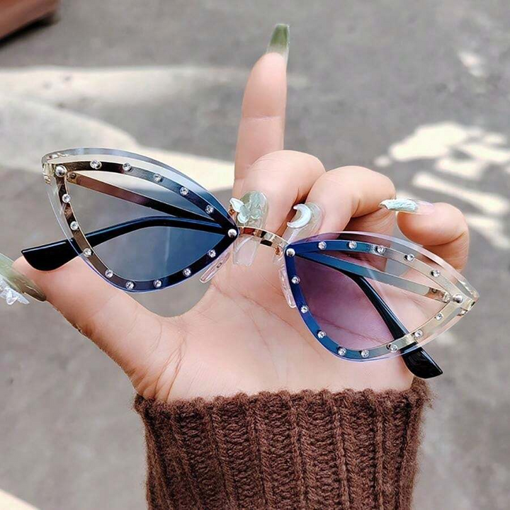 Rhine - Stone Cat Eye Sunglasses