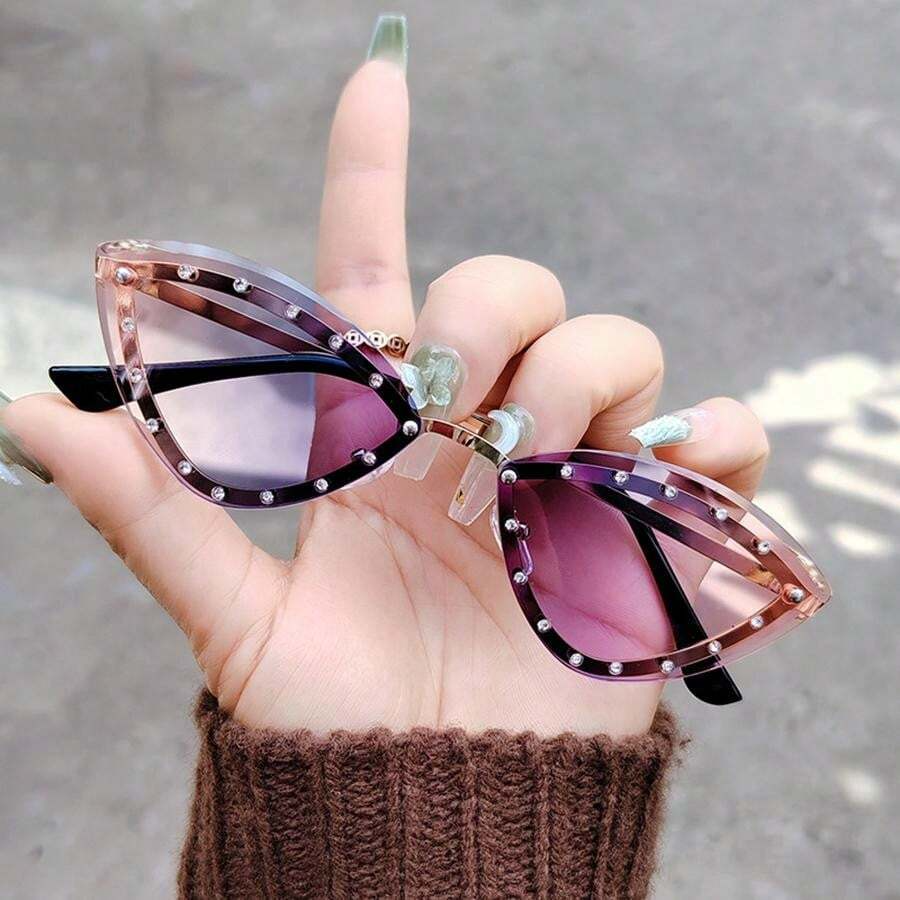 Rhine - Stone Cat Eye Sunglasses