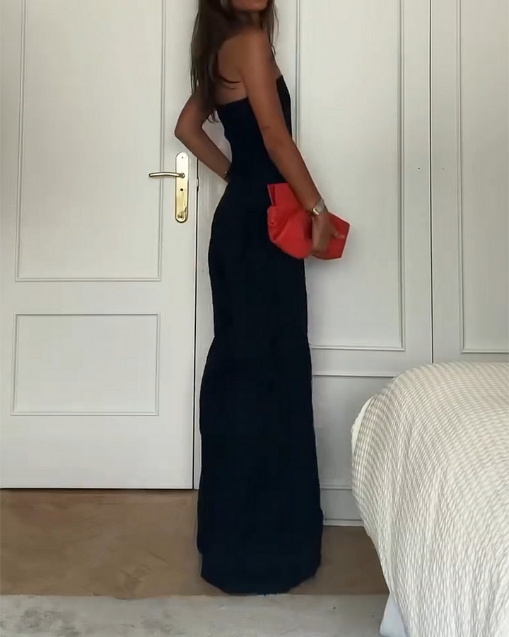 Celeste - Elegant Shoulderless Jumpsuit
