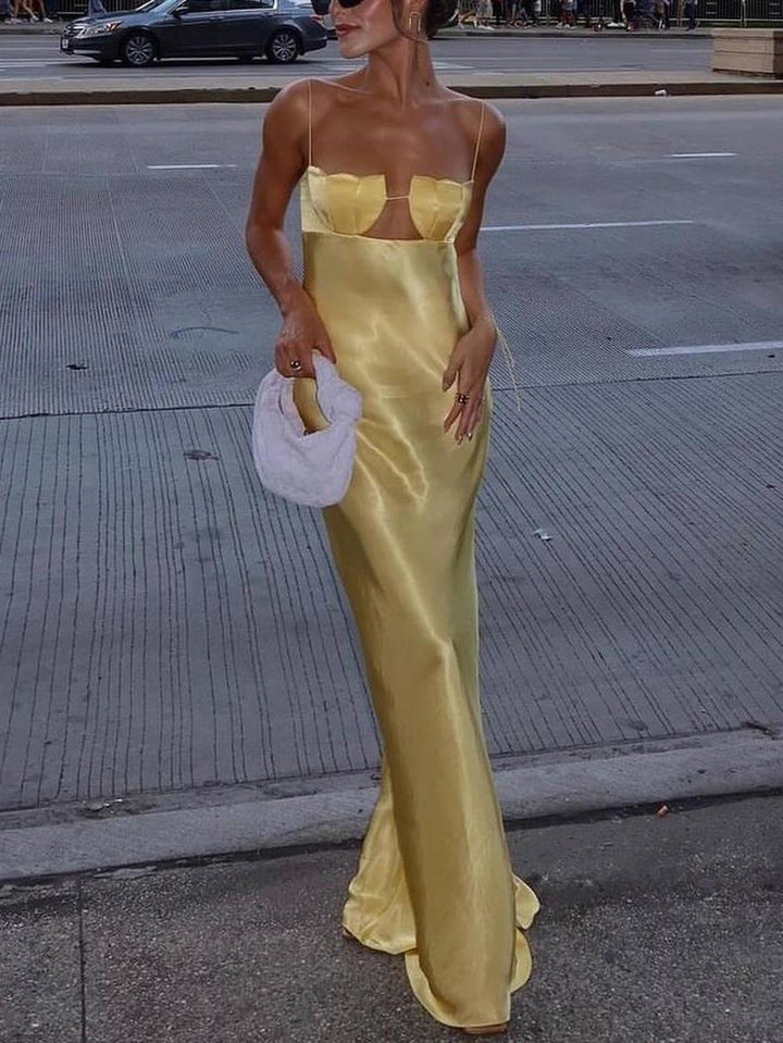 Sienna - Suspender Maxi Dress