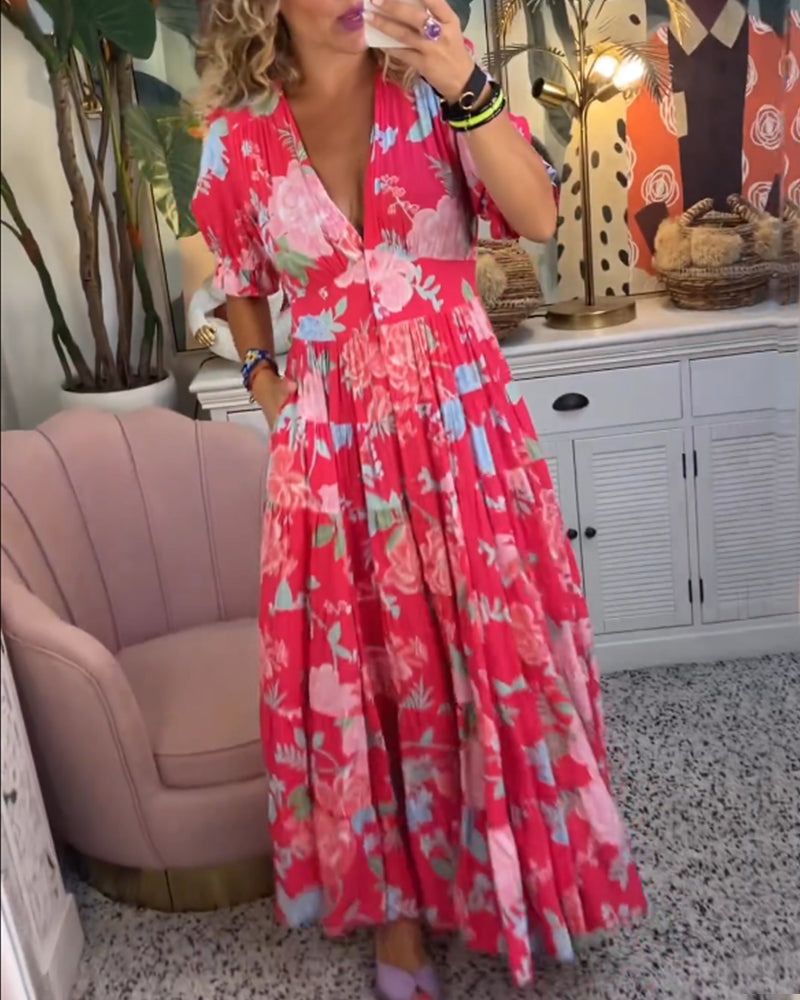 Margit – Summer Floral Dress