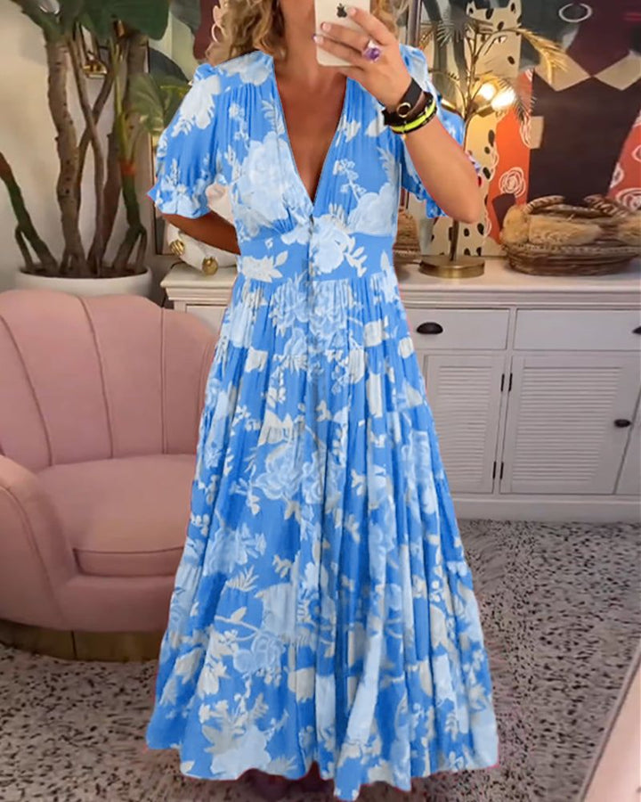 Margit – Summer Floral Dress