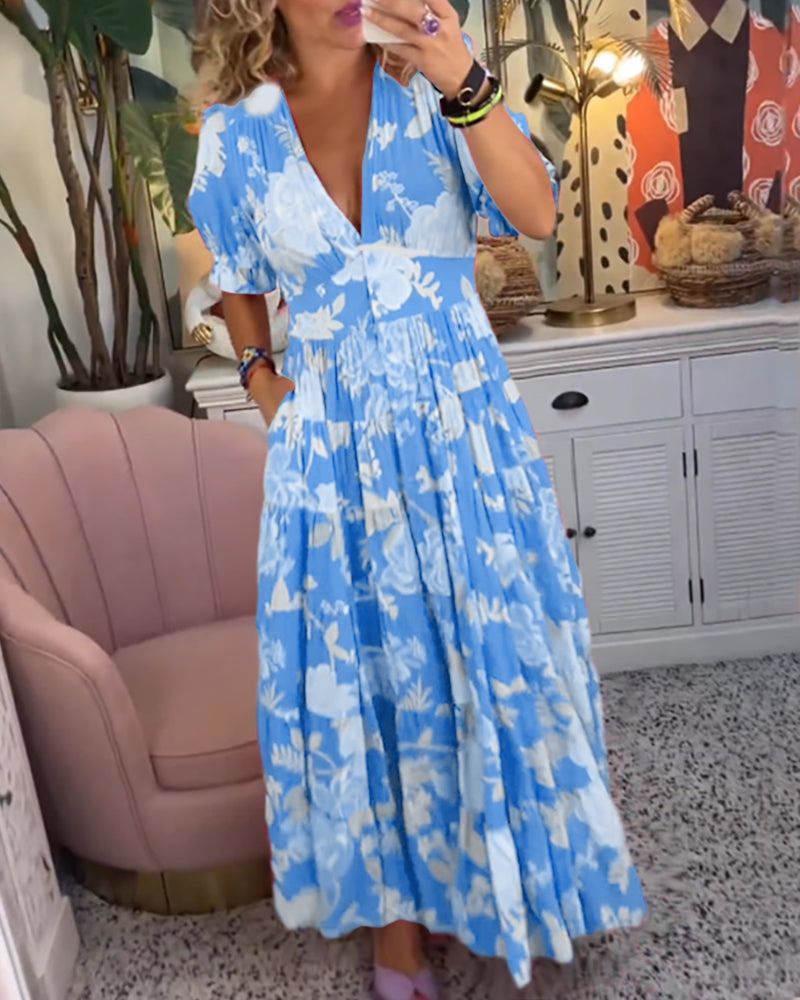 Margit – Summer Floral Dress