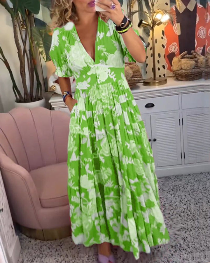 Margit – Summer Floral Dress