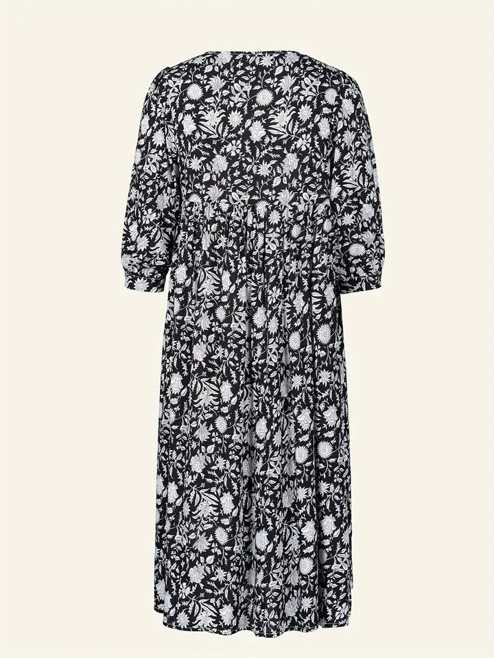Valeria - Floral Ruched Dress