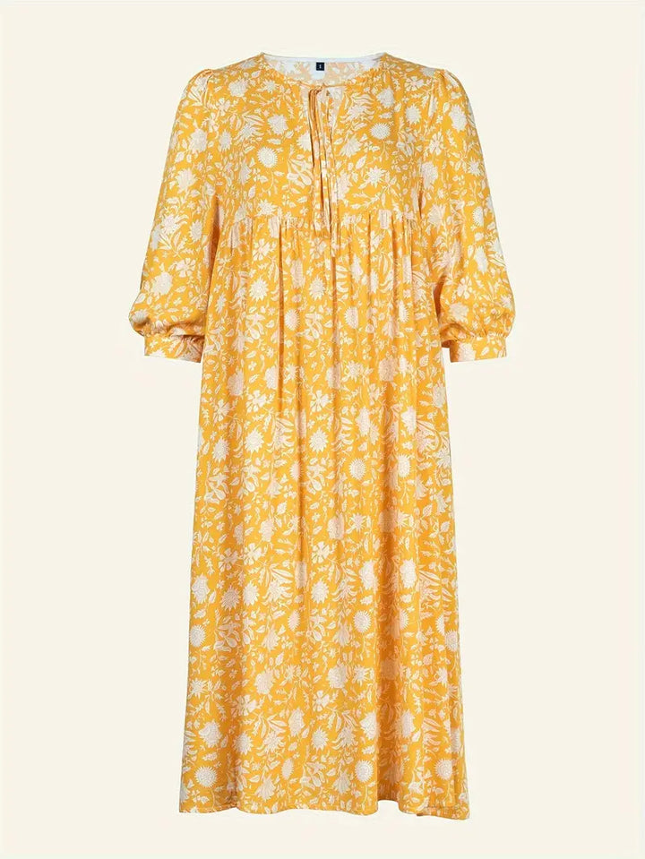 Valeria - Floral Ruched Dress