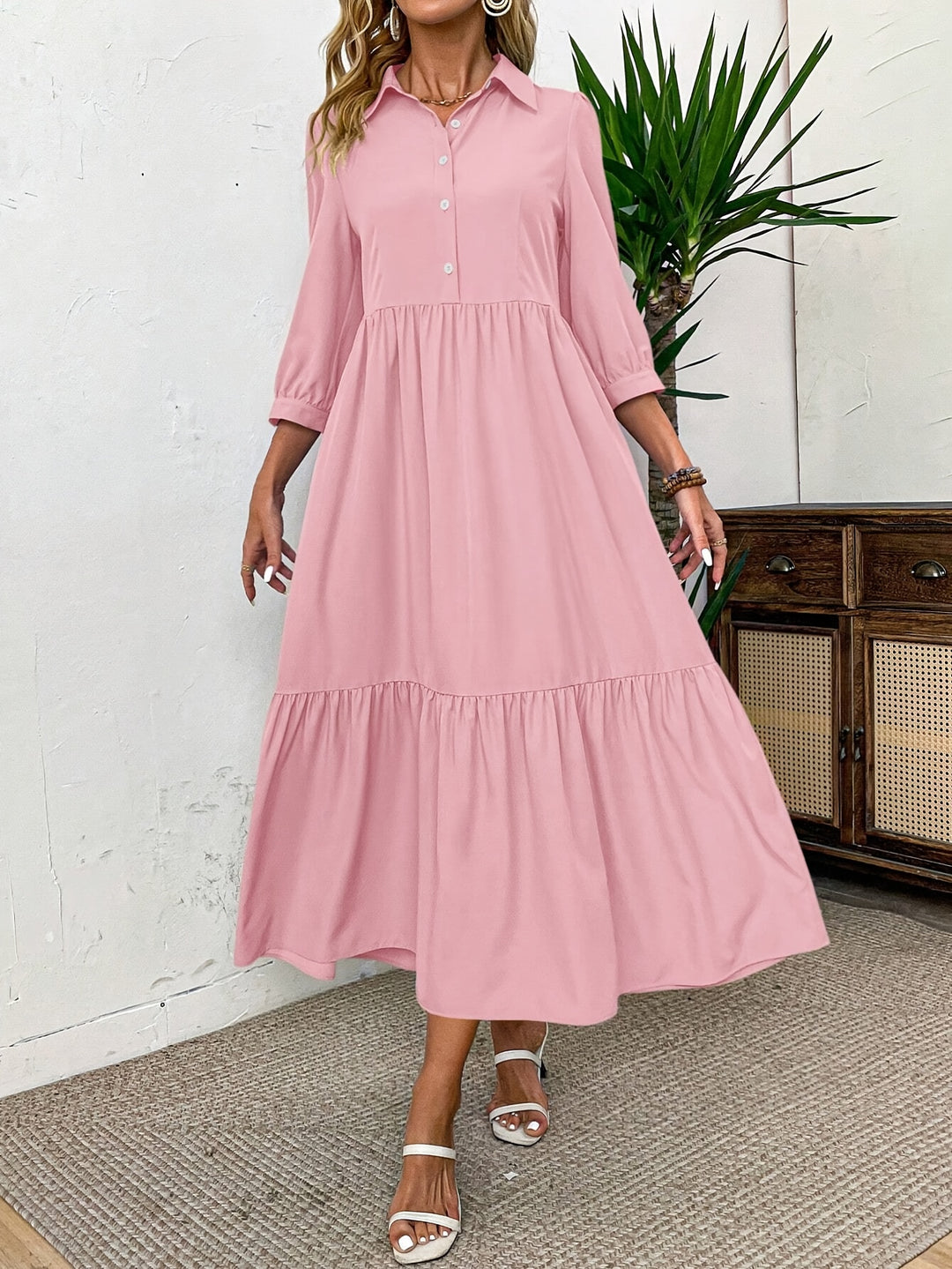 Emma - Button Dress