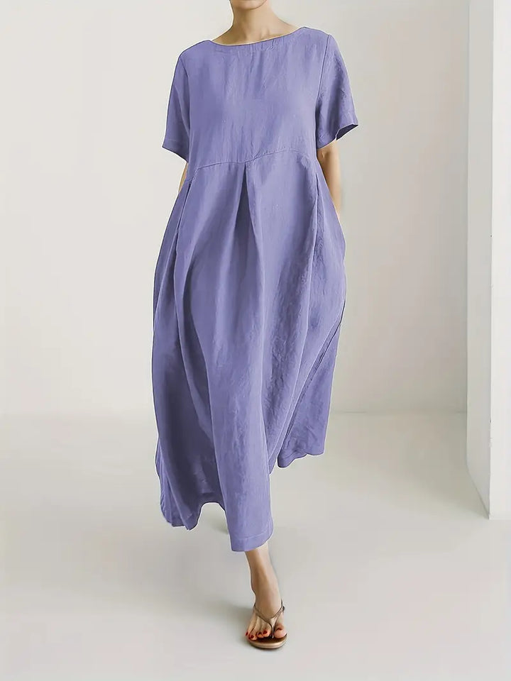 Nadia - Relaxed Linen Maxi Dress