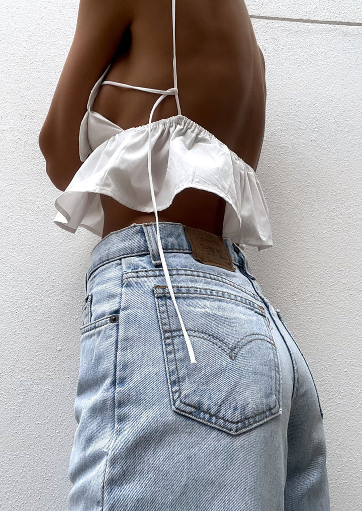Amarah - Refined Floral Cropped Top