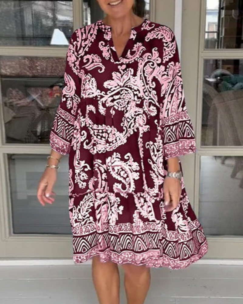 Sierade – Boho Printed Dress