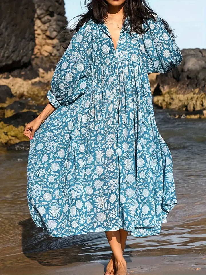 Valeria - Floral Ruched Dress