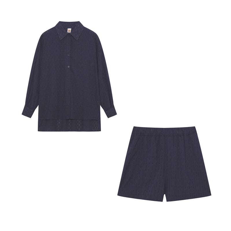 Maude - Chic Shirt & Shorts Set