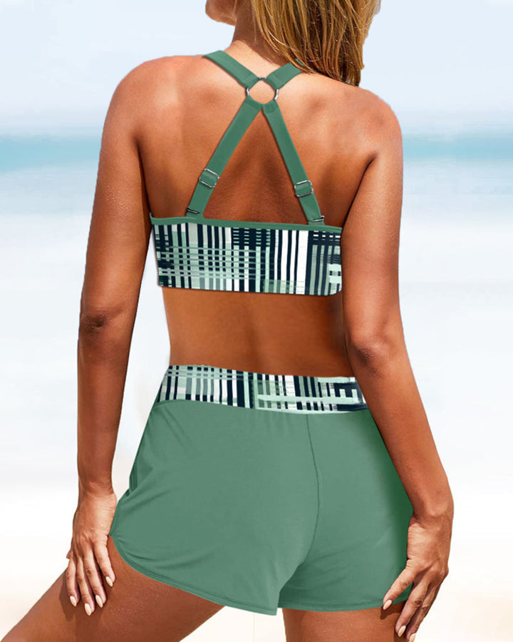 Janelle – Ribbed High-Waisted Bikini