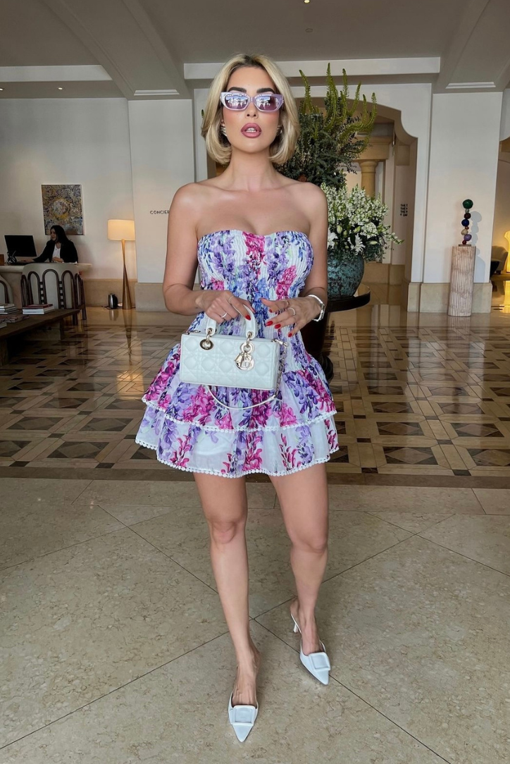 Sandra - Striking Ruffle Mini Dress