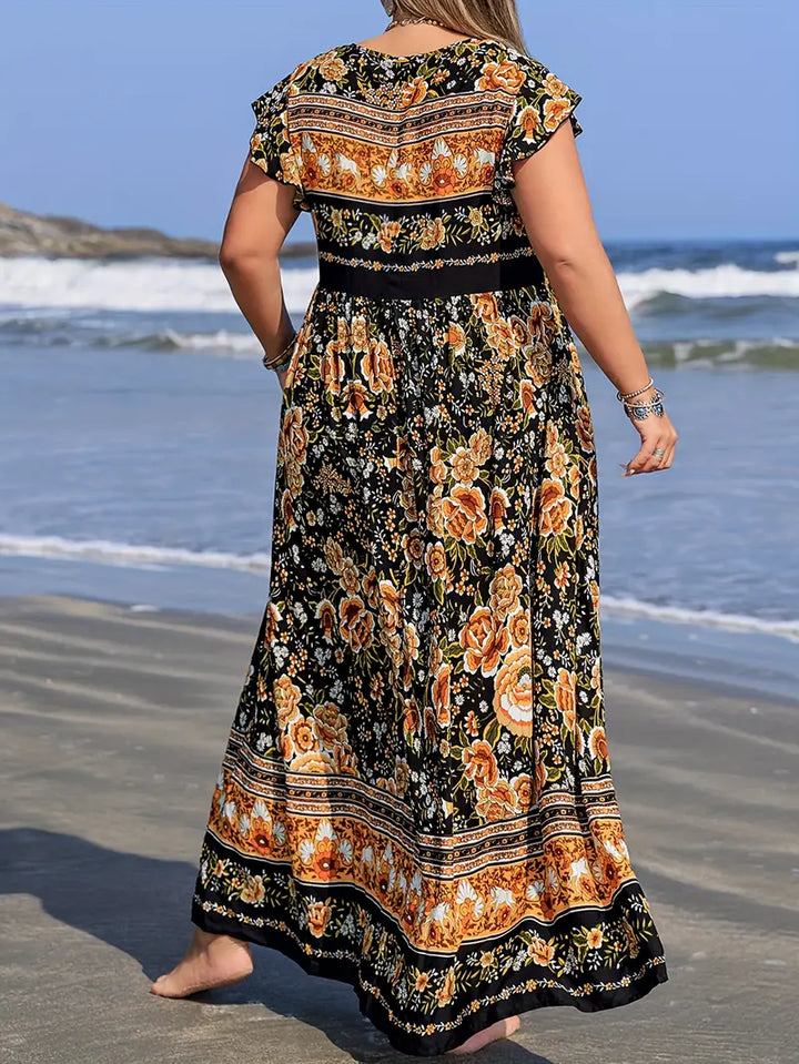 Alora - Floral Boho Dress