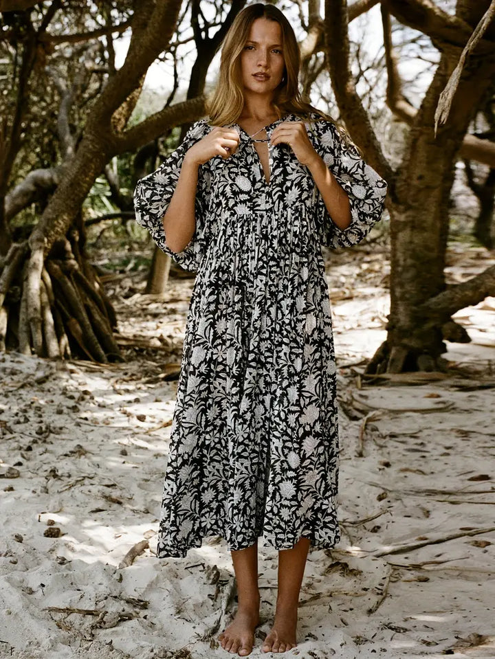 Valeria - Floral Ruched Dress