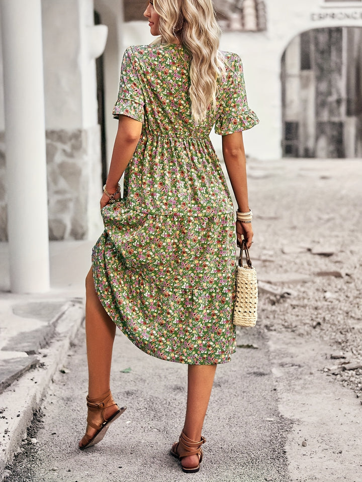 Ariana – Bohemian Floral Dress