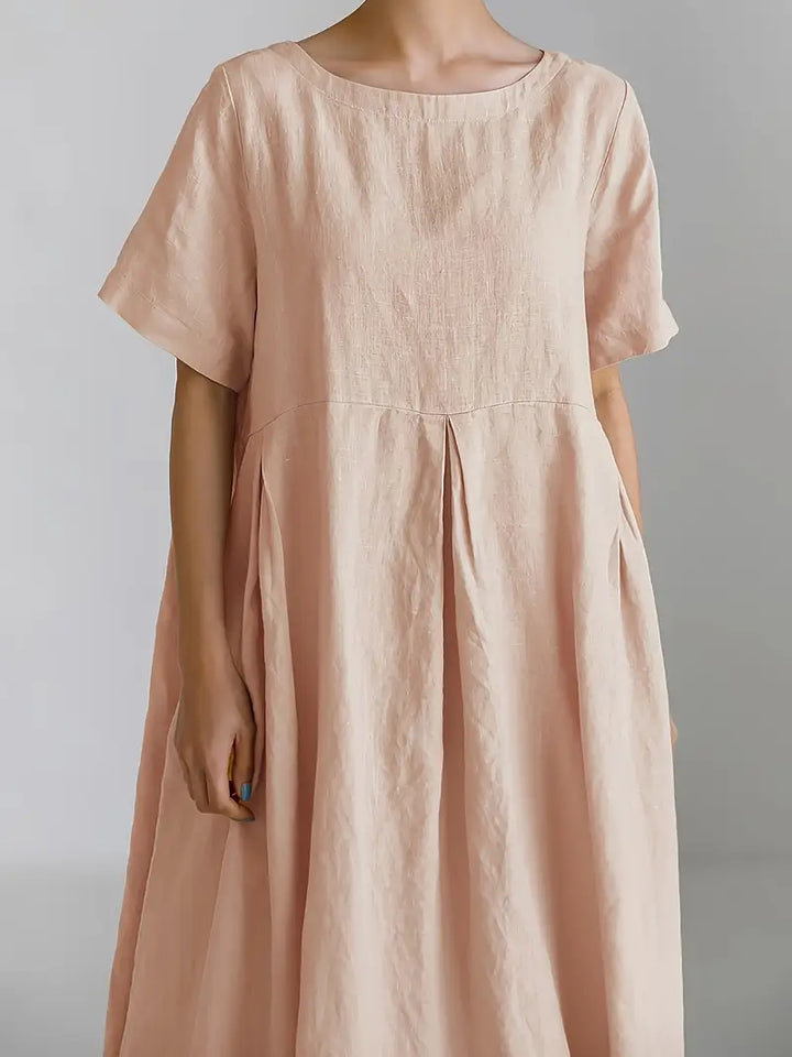 Nadia - Relaxed Linen Maxi Dress