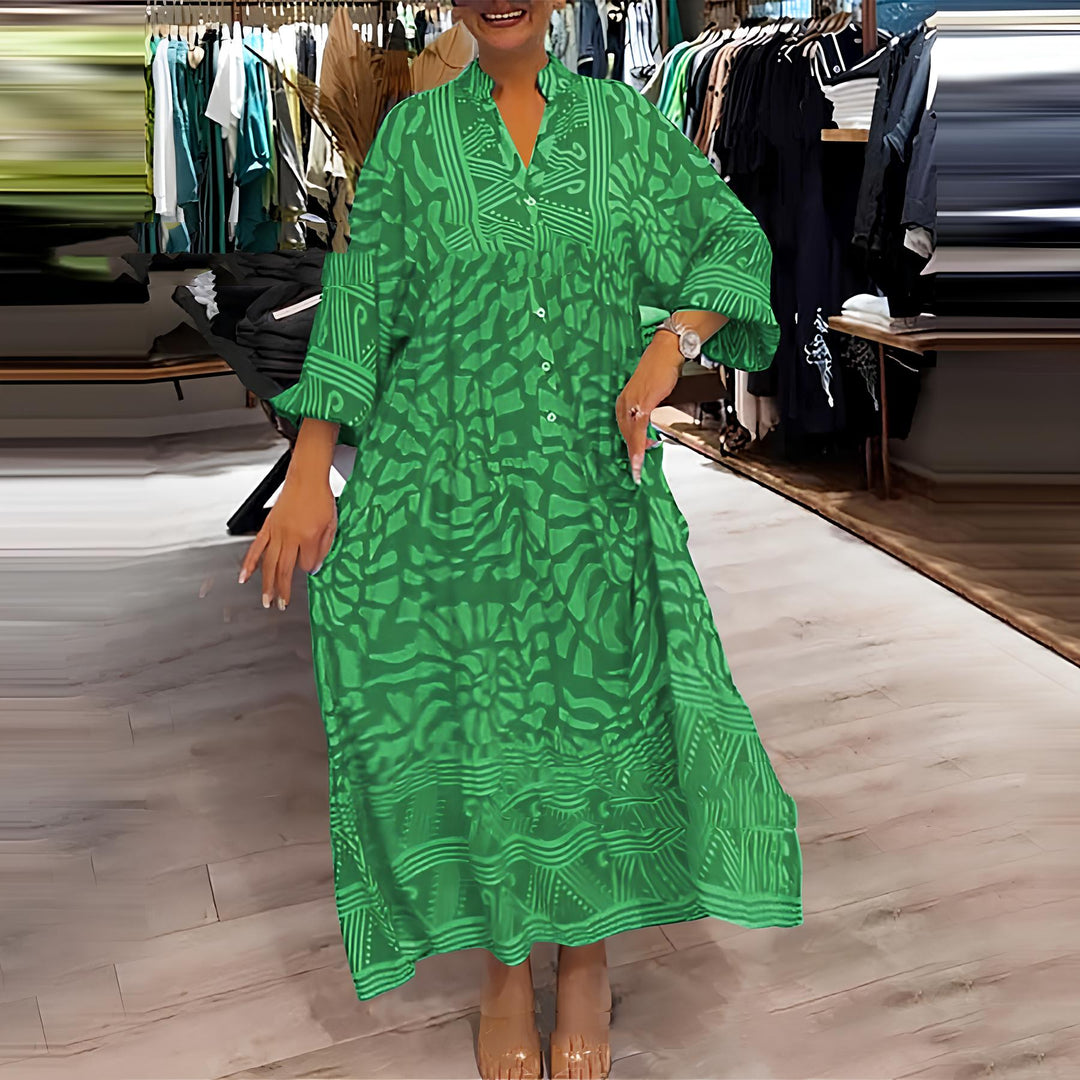 Inga - Colored and Airy Maxi Dress