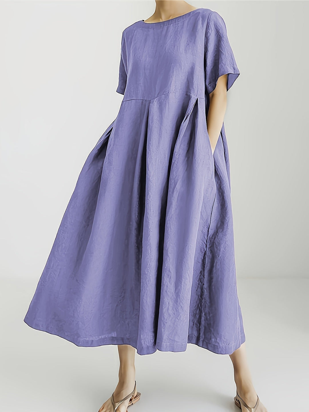 Nadia - Relaxed Linen Maxi Dress
