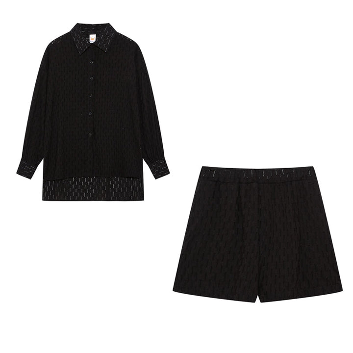 Maude - Chic Shirt & Shorts Set