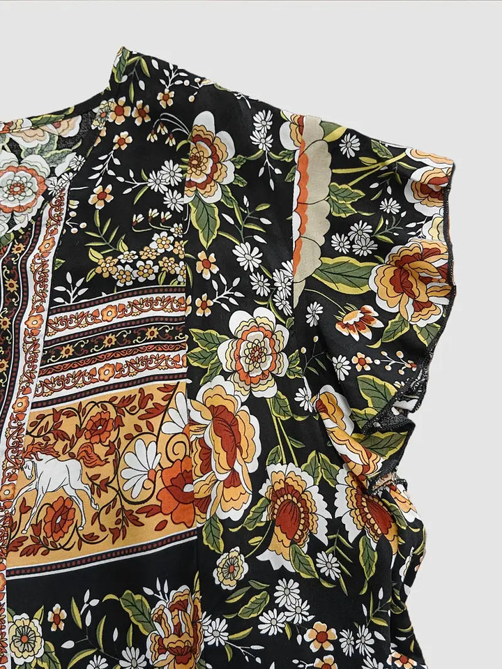 Alora - Floral Boho Dress