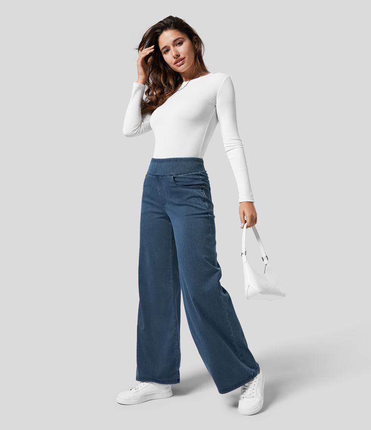 Evie - Comfy Elastic High Waist Pants