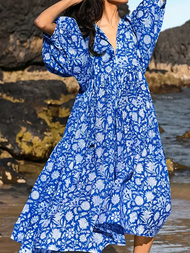 Valeria - Floral Ruched Dress