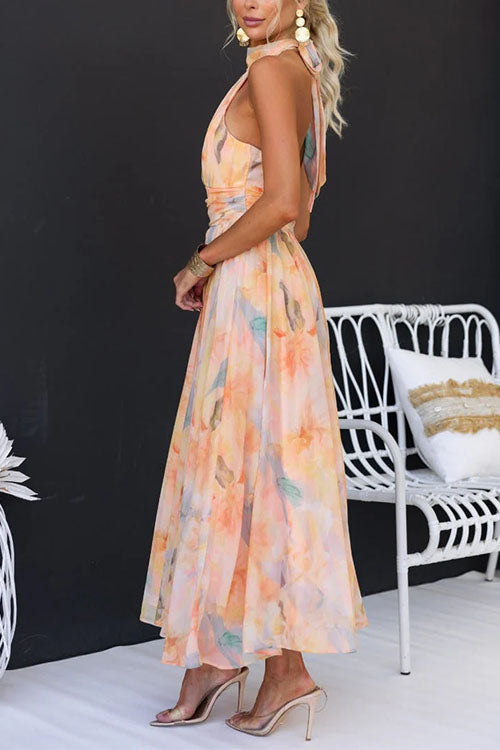 Lola -  Print Maxi Dress