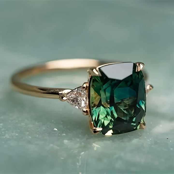 Seraphina – Square Cubic Zirconia Anniversary Ring