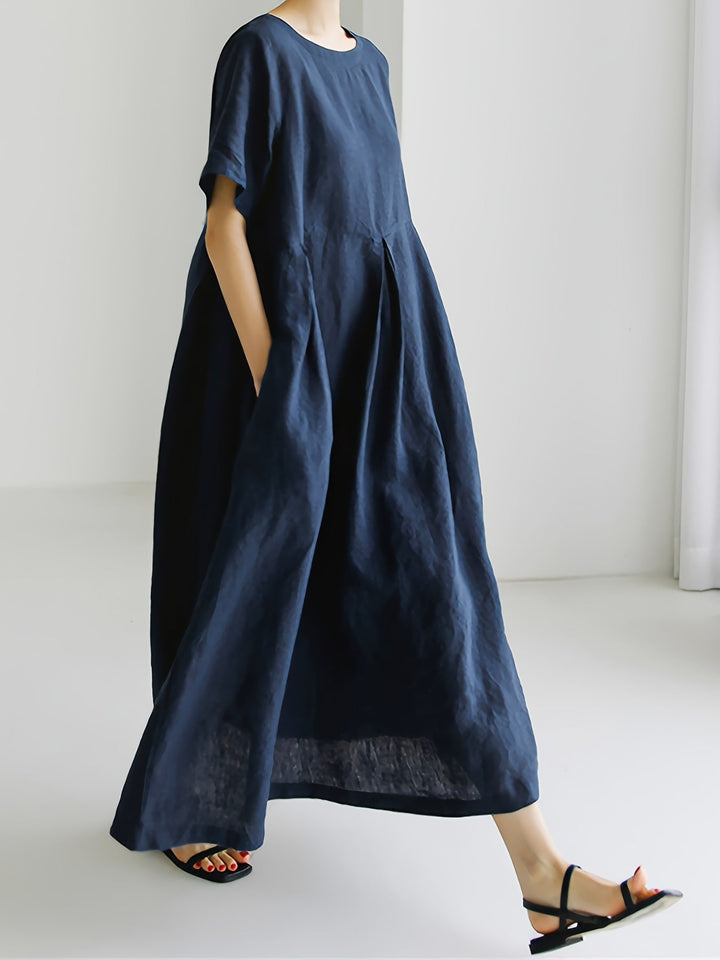 Nadia - Relaxed Linen Maxi Dress