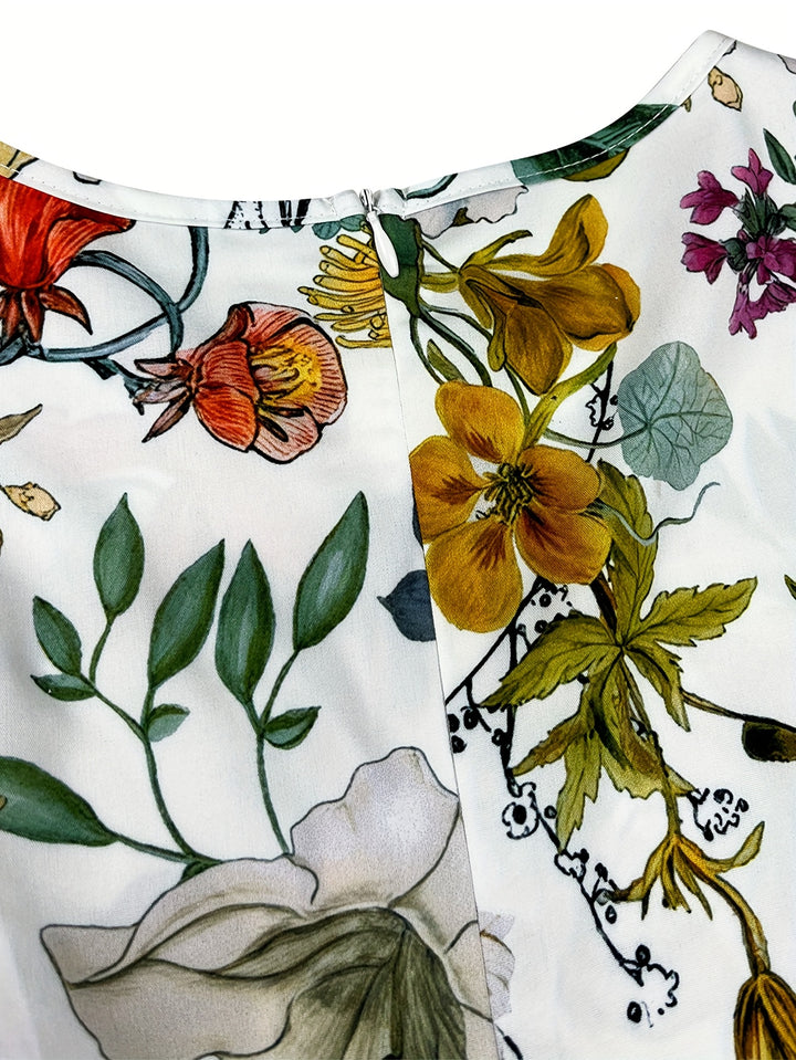 Mia – Floral Print Tunic Dress