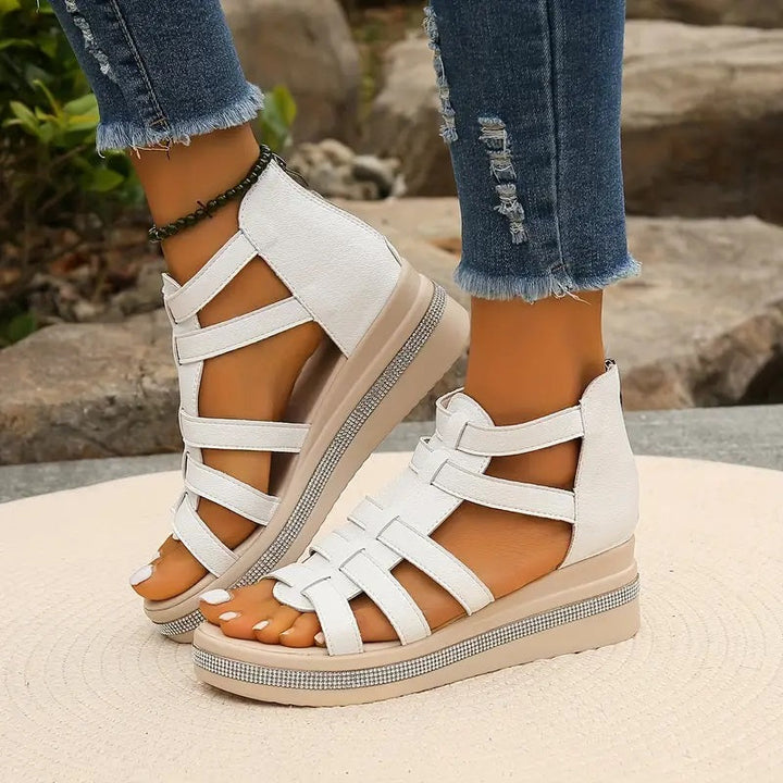 Chloe - Elegant Wedge Sandals