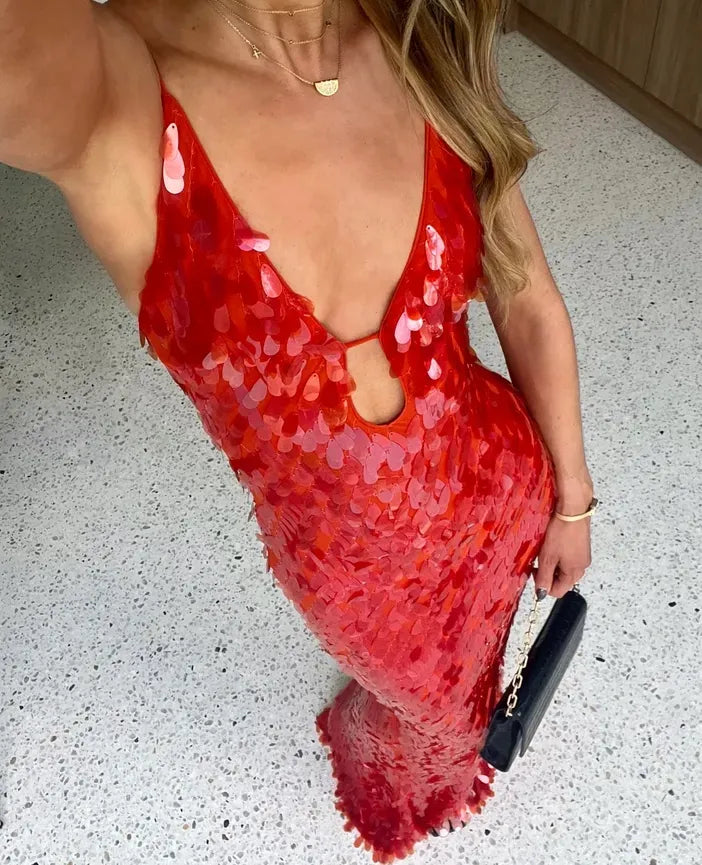 Serena - Luxe Sequin Mermaid Maxi Dress